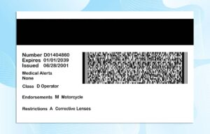 Editable Arizona drivers license Template