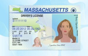 Editable Massachusetts Drivers License Template