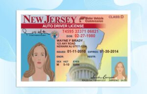 Editable New Jersey Drivers License Template