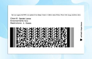 Editable Rhode Island Drivers License Template