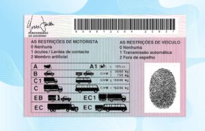 Editable Angola drivers license Template