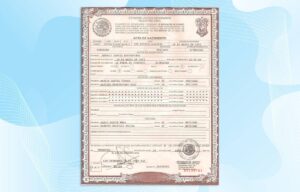 Mexican Birth Certificate Template