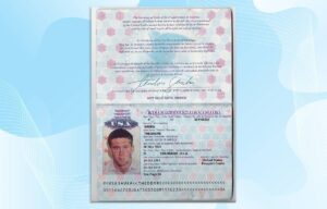 Editable USA Passport Template