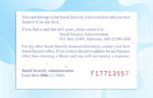 Editable USA Social Security Card Template (SSN)