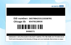 Editable University of Chicago ID PSD Template