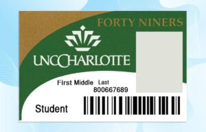 Editable University of North Carolina ID PSD Template
