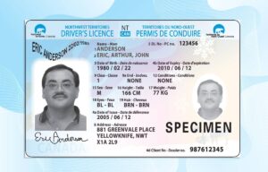 Editable Northwest Drivers License Template