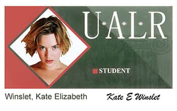 Editable University of Arkansas at Little Rock ID PSD Template