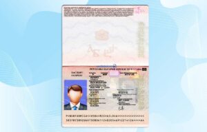 Editable Bulgaria Passport Template