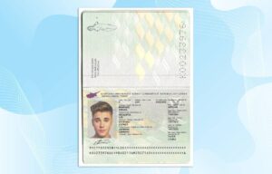 Editable Cyprus Passport Template