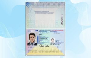 Editable Netherlands Passport Template
