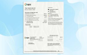 Editable Arizona Utility Bill Template