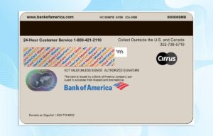 Editable Bank of America Master Card Template