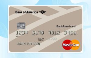 Editable Bank of America Master Card Template