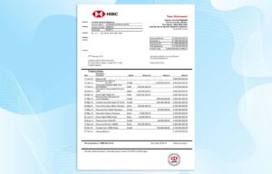 Editable HSBC Bank Statement PSD Template