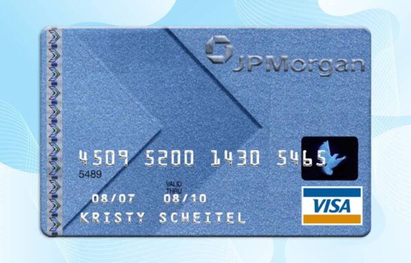Editable JP Morgan Credit Card PSD Template