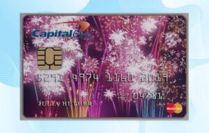 Editable Capital One Bank Credit Card PSD Template