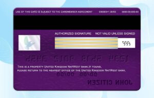 Editable NatWest Credit Card PSD Template
