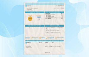Editable USA Utility Bill Template (DirecTV)