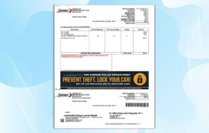 Editable USA Utility Bill Template (Sumter)