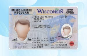 Editable Wisconsin Drivers License Template