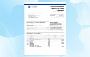 Royal Bank of Canada Statement Template