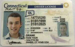 Connecticut Driver License PSD Template (New Edition) - Fully editable