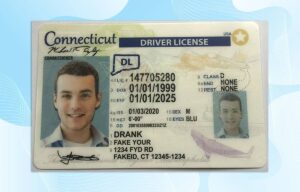 Connecticut Driver License PSD Template (New Edition) - Fully editable