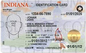 Indiana Driver License PSD Template (New Edition) - Fully editable