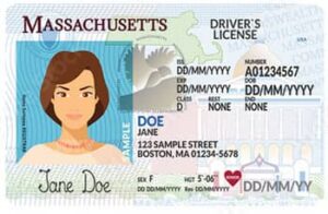 Massachusetts Driver License PSD Template (New Edition) - Fully editable