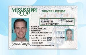 Mississippi Driver License PSD Template (New Edition) - Fully editable