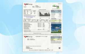 Nevada Utility Bill PSD Template- Fully editable