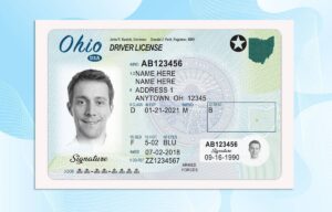 Ohio Driver license PSD Template (New Edition) - Fully editable