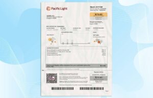 Singapore Utility Bill PSD Template- Fully editable
